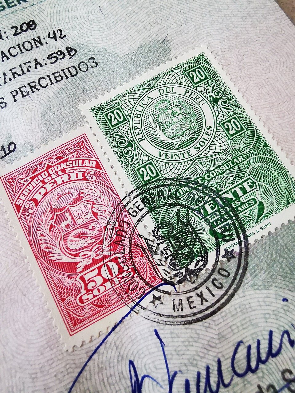 passport, stamps, visa, travel, document, visa, visa, visa, visa, visa